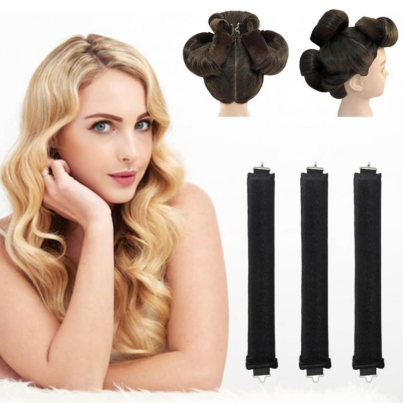 Heatless Hair Curler Set — Satin Overnight Curls