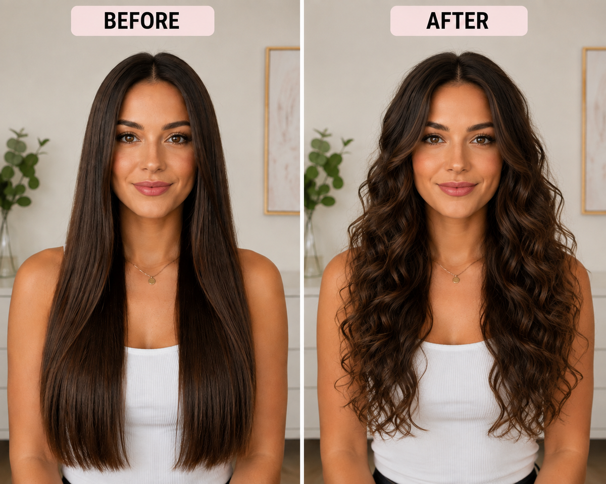 Heatless Hair Curler Set — Satin Overnight Curls